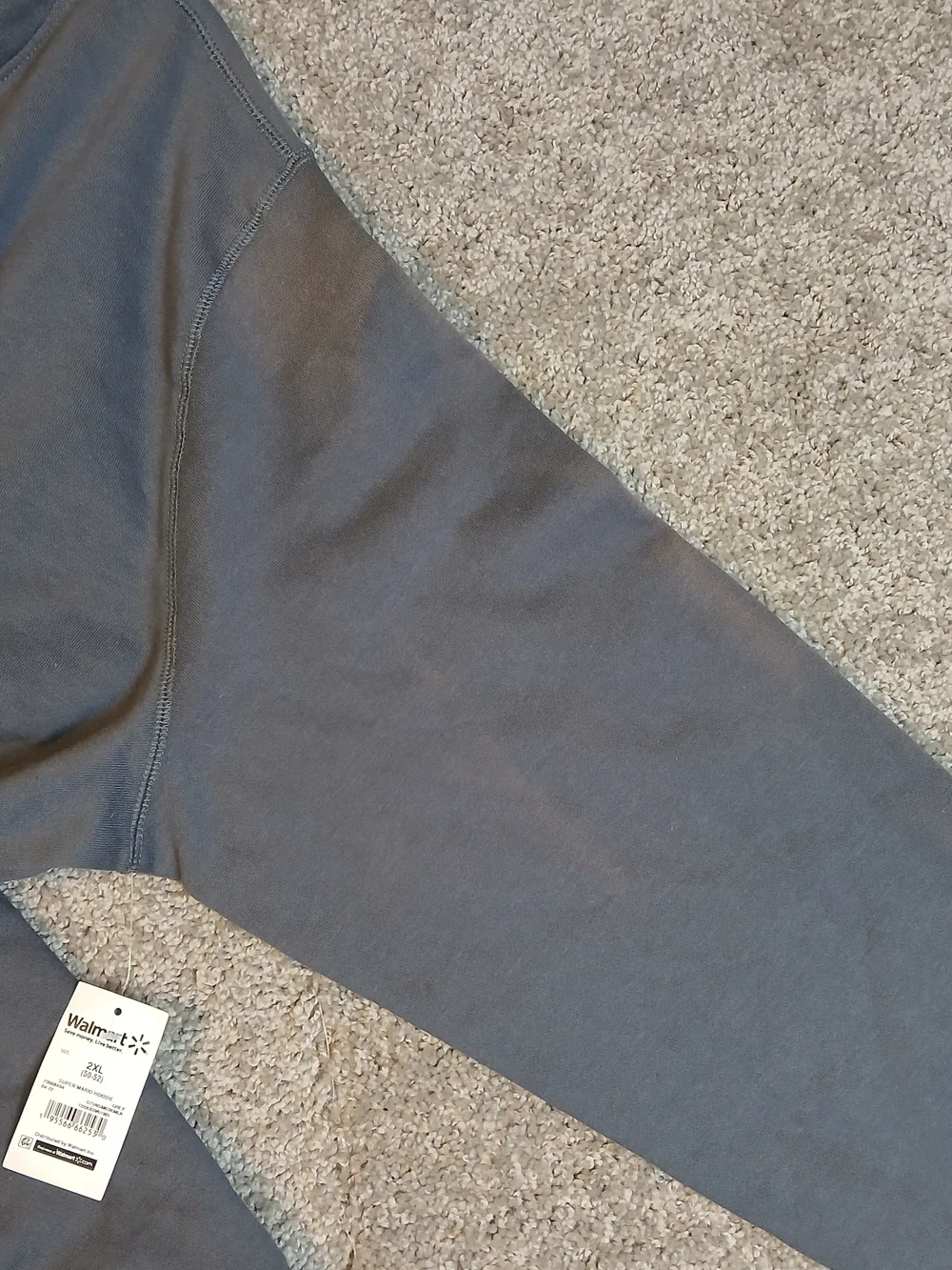 Super Mario Graphic Hoodie - Gray - New w/ Imperfections - See Description